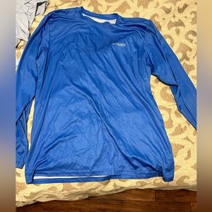 Columbia Sportswear royal blue PFG long sleeved